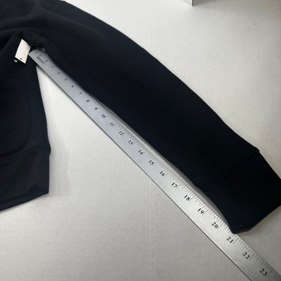 Am Essentials Women's Size Small Button Up Fleece Jacket Black New With Tags - Picture 10 of 14